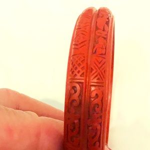 Cinnabar bangle